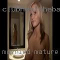 Married mature housewives
